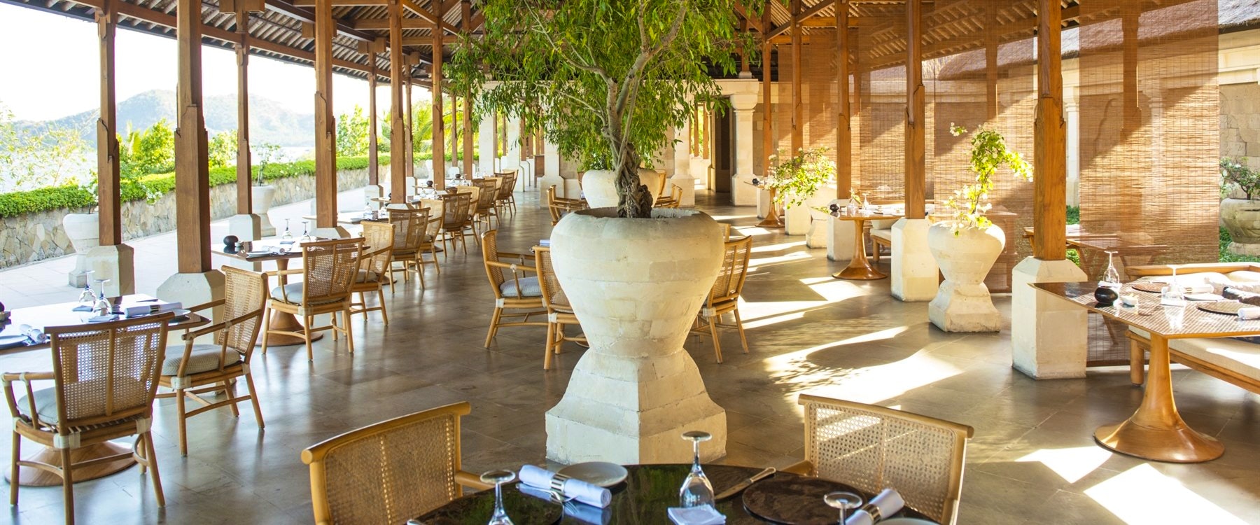 Restaurant at Amankila, Bali