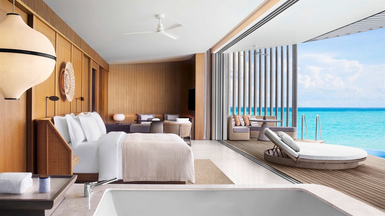 Ocean Pool Villa Bedroom, The Ritz-Carlton Maldives, Fari Islands