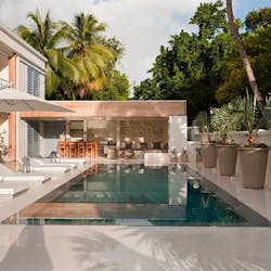 private pool at the dream barbados