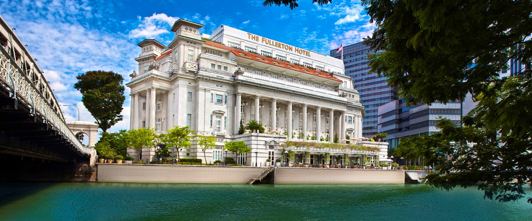 Exterior of The Fullerton Singapore