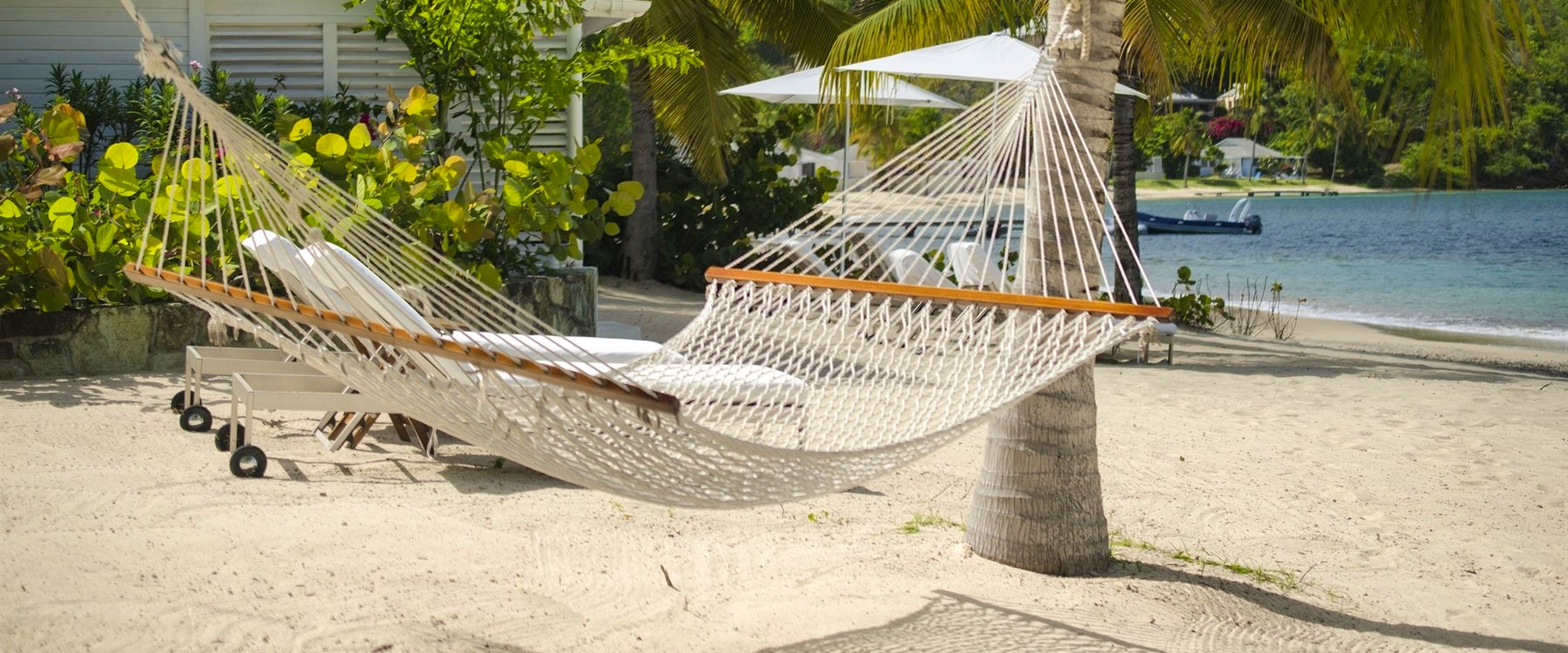 Hammock on the Beach at The Inn at English Harbour, Antigua