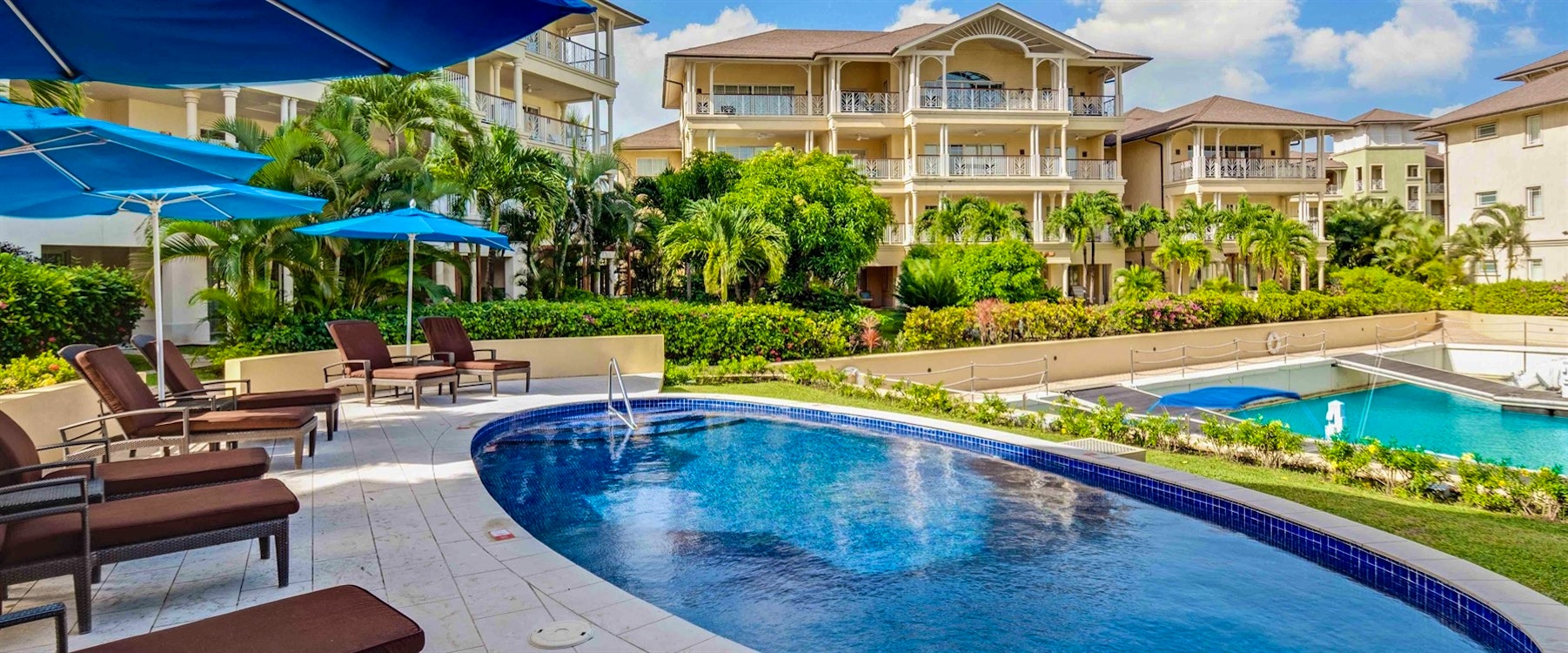 Oval Pool at The Landings Resort and Spa by Elegant Hotels, St Lucia 