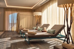 Spa area at chedi lustica bay
