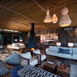 Lounge Area at Thorntree River Lodge, Zambia