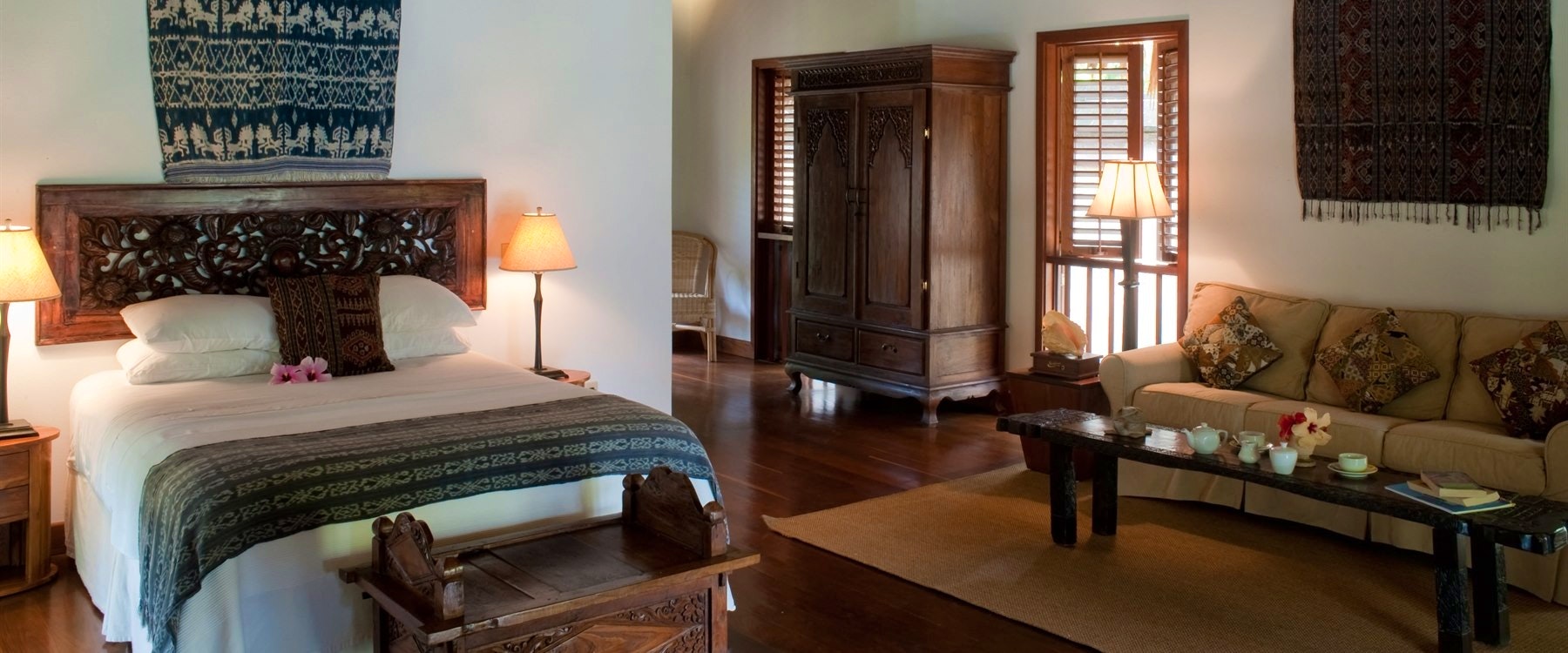 bedroom, Turtle Inn, Belize