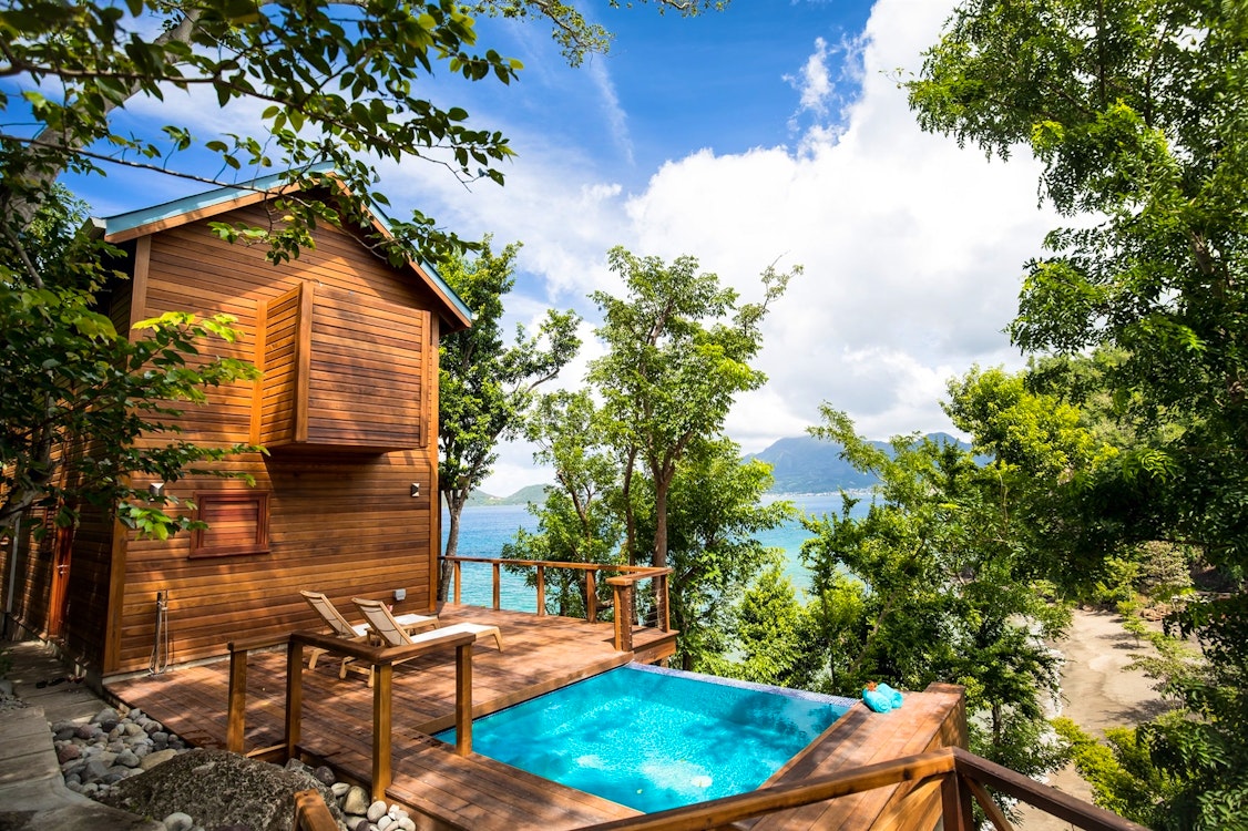 Ti-Fey Pool, Secret Bay, Dominica, Caribbean