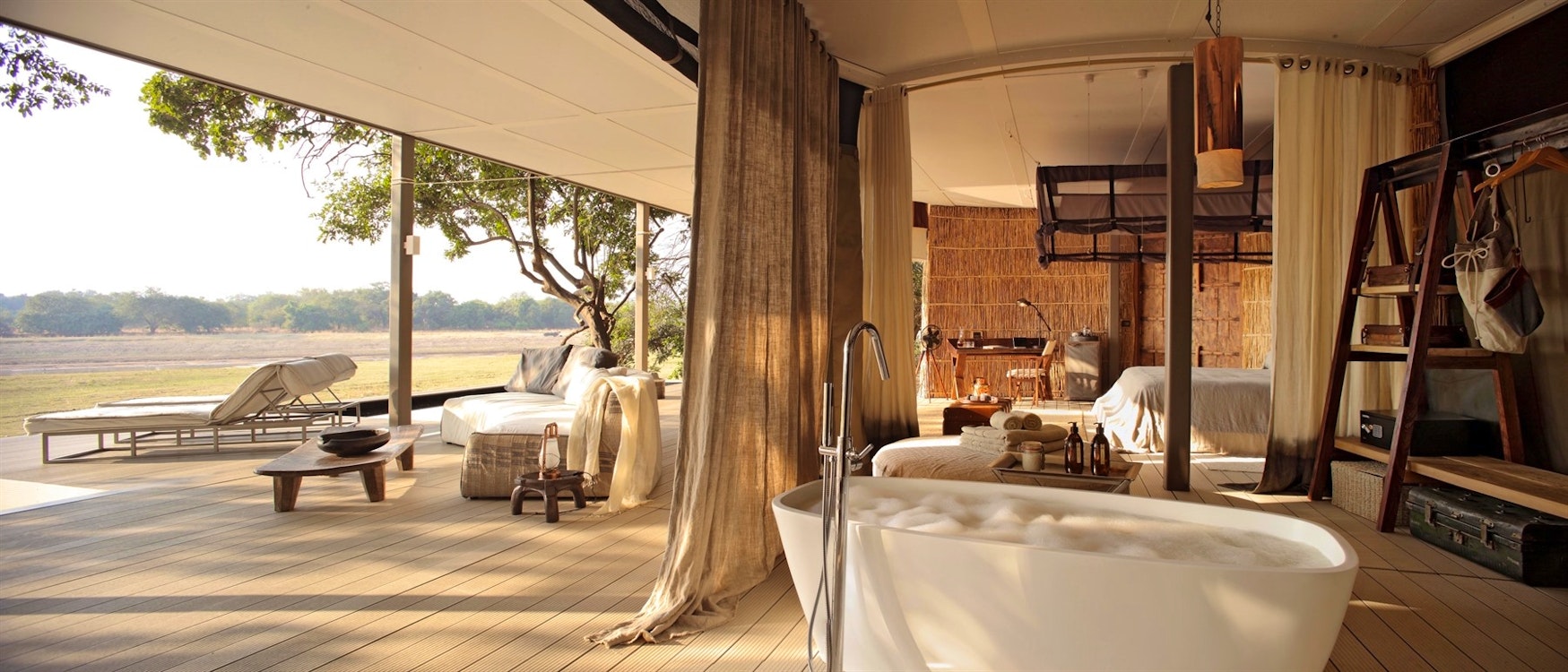 One-bedroom Villa at Time + Tide Chinzombo, South Luangwa Safari, Zambia, Africa