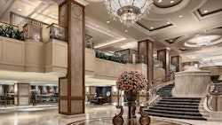 lobby at the langham melbourne