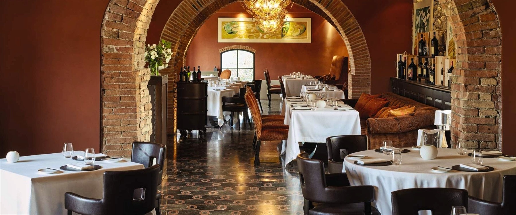 Tosca Restaurant at Castello di Casole, A Belmond Hotel, Tuscany, Italy