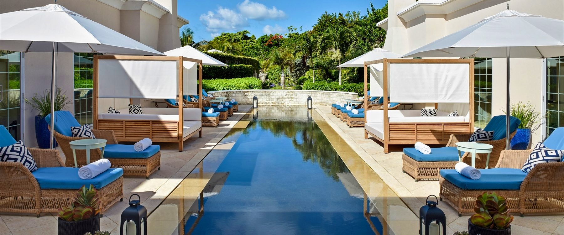 Spa Reflecting Pool at Rosewood Tuckers Point, Bermuda