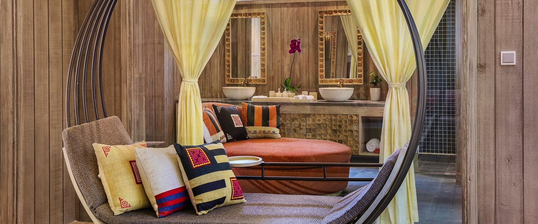 Tree top pool villa at An Lam Ninh Van Bay