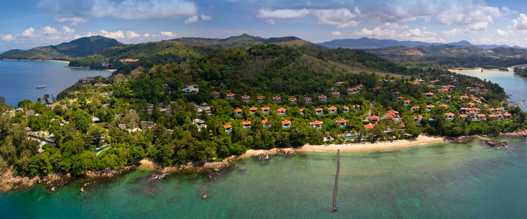Aerial View of Trisara, Phuket