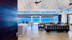 living area at triton villa at kamique anguilla