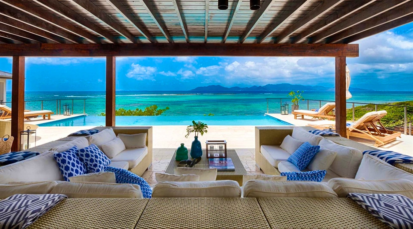 views from triton villa at kamique anguilla