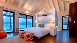 bedroom at at triton villa at kamique anguilla