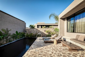 Tropical Open Plan Suite Shared Pool. 