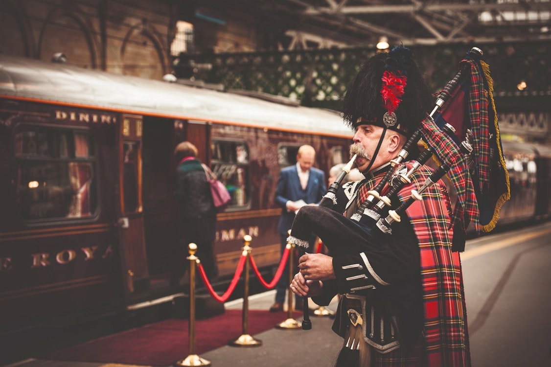 Exterior of Royal Scotsman, A Belmond Train, Scotland