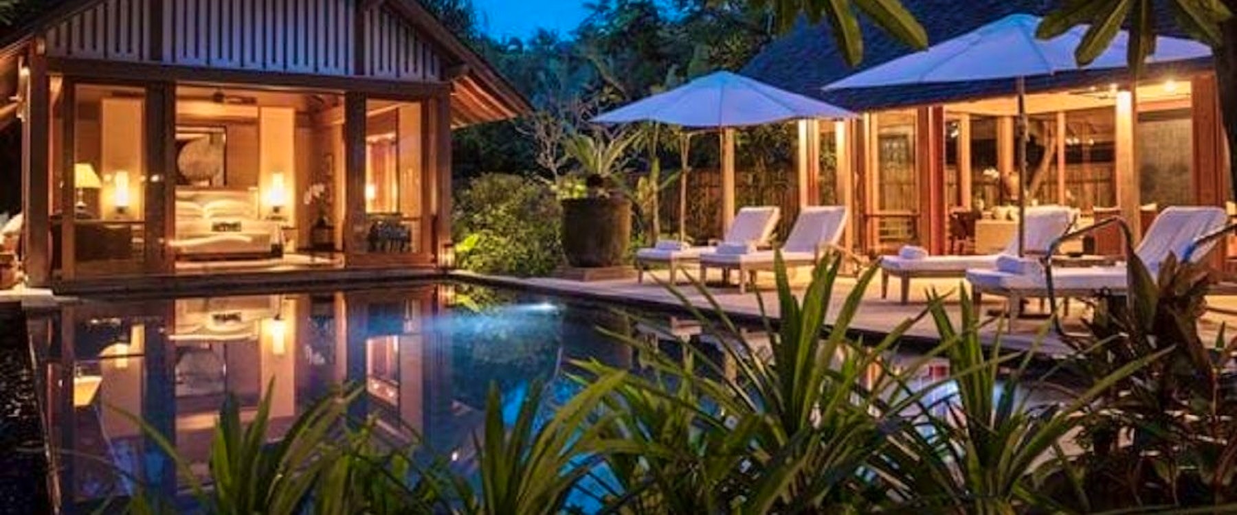 two-bedroom beach villa