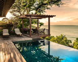 Two bedroom premier ocean villa sunset at Four Seasons Resort Bali at Jimbaran Bay