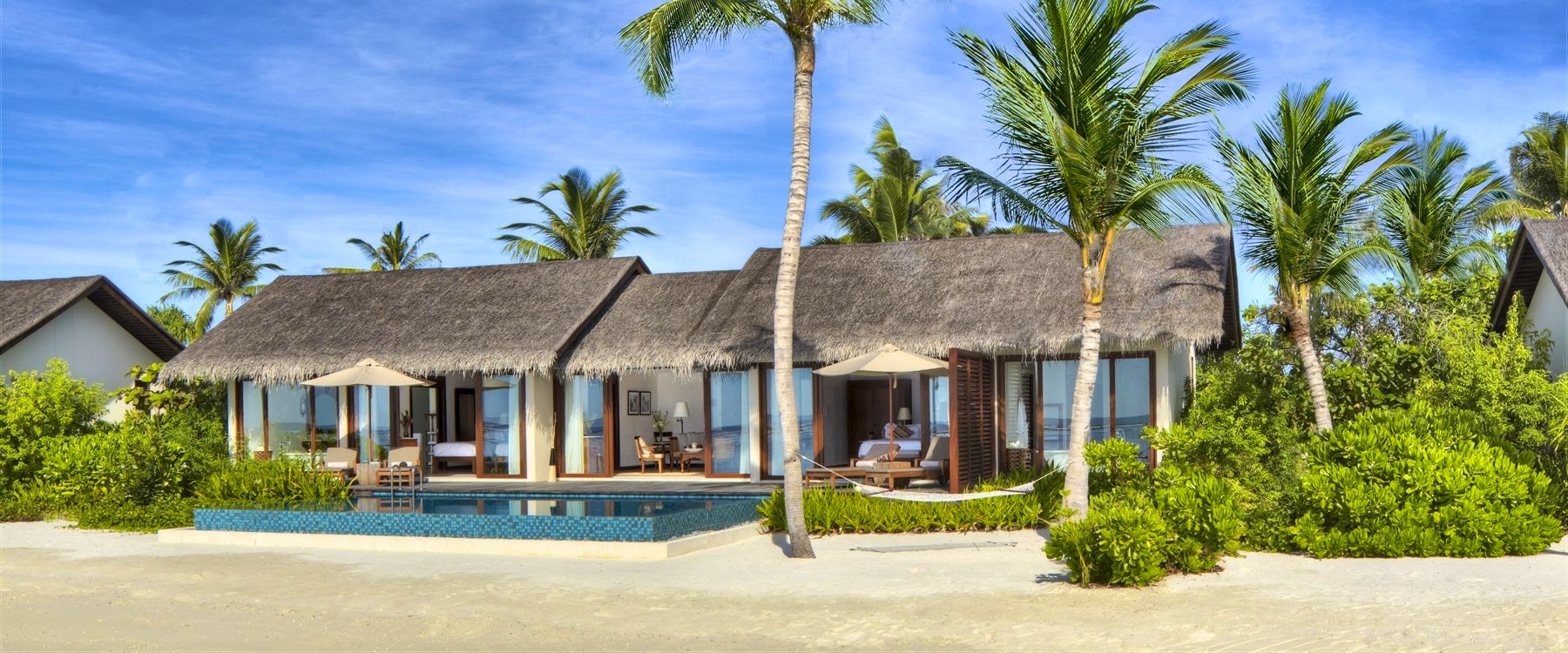 two bedroom beach pool villa