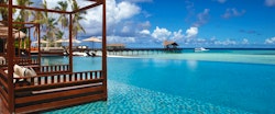 Swimming Pool Overlooking the Ocean at The Residence Maldives, Indian Ocean