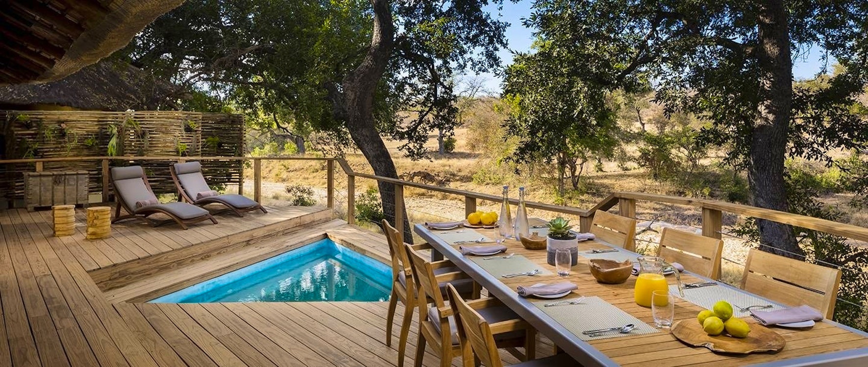 villa pool at ulusaba private game reserve sabi sand game reserve