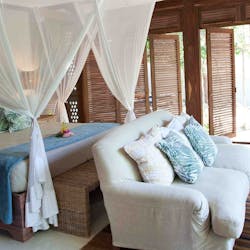 Bedroom in Kipila at Vamizi Island, Mozambique