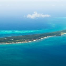 Aerial View of Vamizi Island, Mozambique