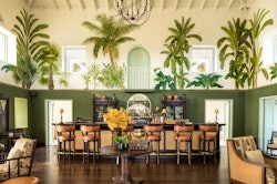 Estate House Bar at Jumby Bay Island, Antigua, Caribbean