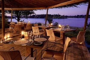 Victoria Falls River Lodge Dining 