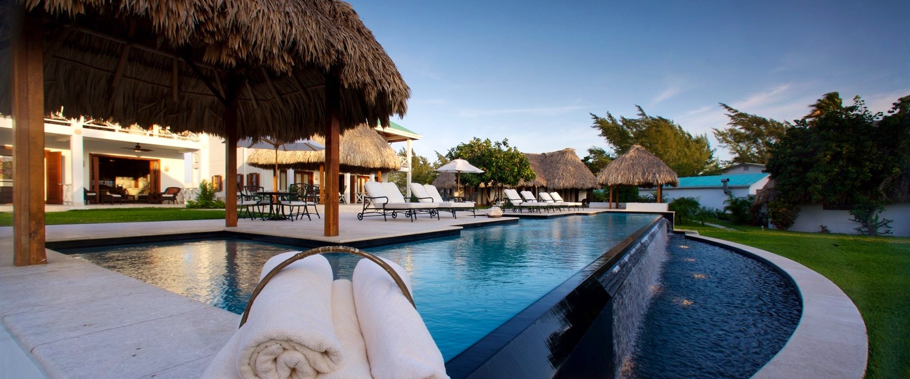 Pool area at Victoria House