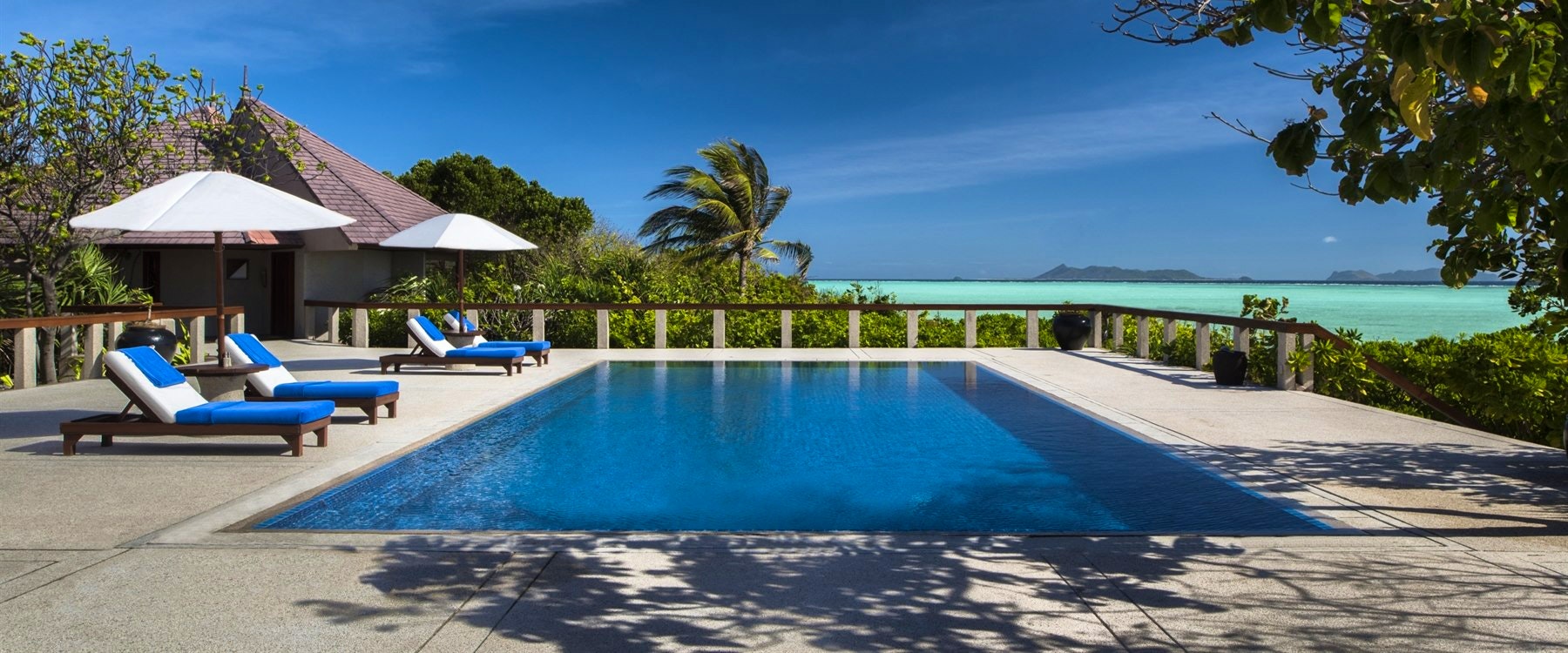 Pool villa at Amanpulo, Palawan