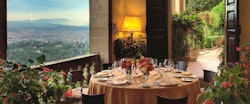 Restaurant at Villa San Michele, A Belmond Hotel, Florence, Italy