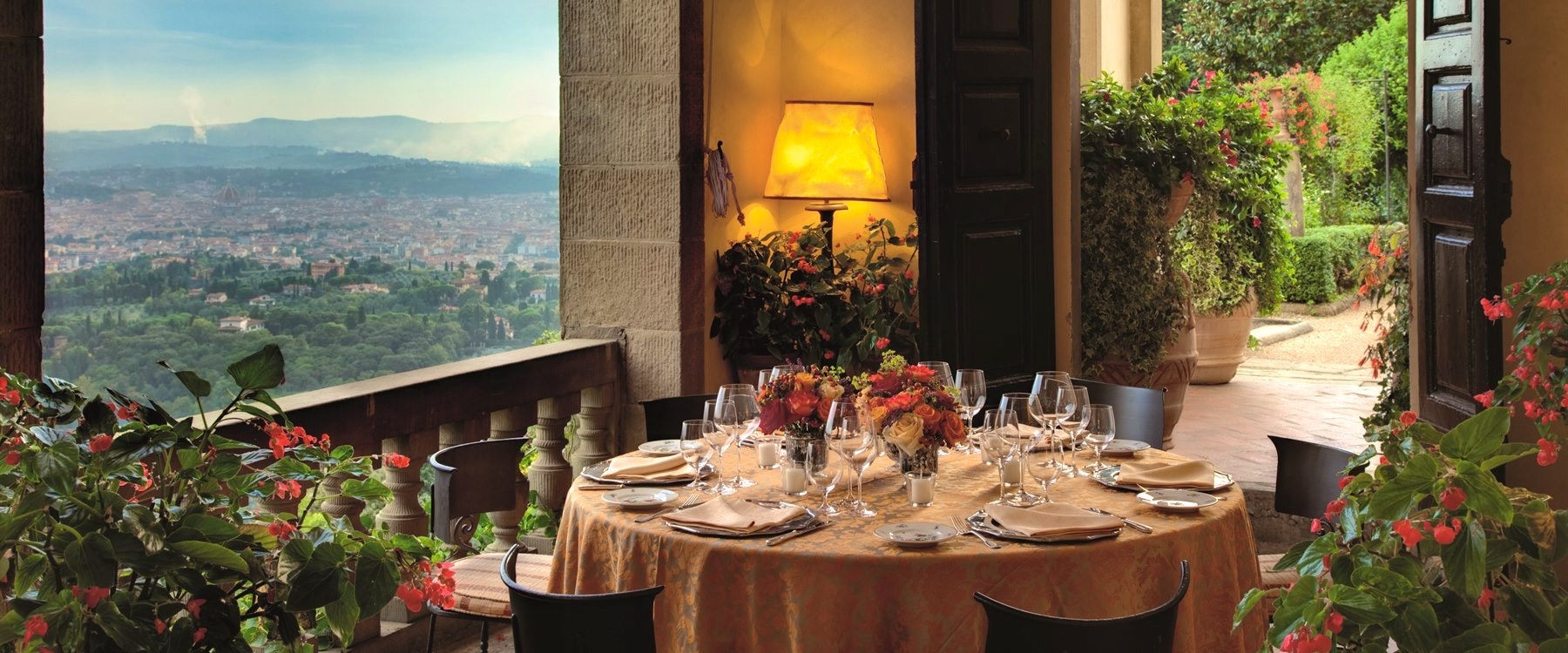 Restaurant at Villa San Michele, A Belmond Hotel, Florence, Italy