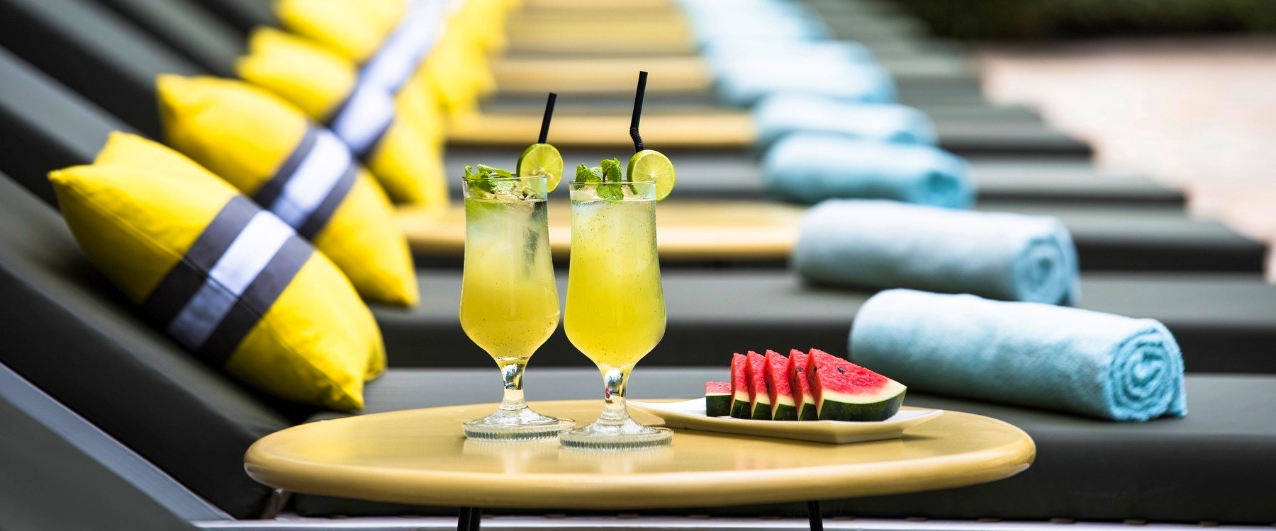 Poolside at Viroth’s Hotel, Siem Reap