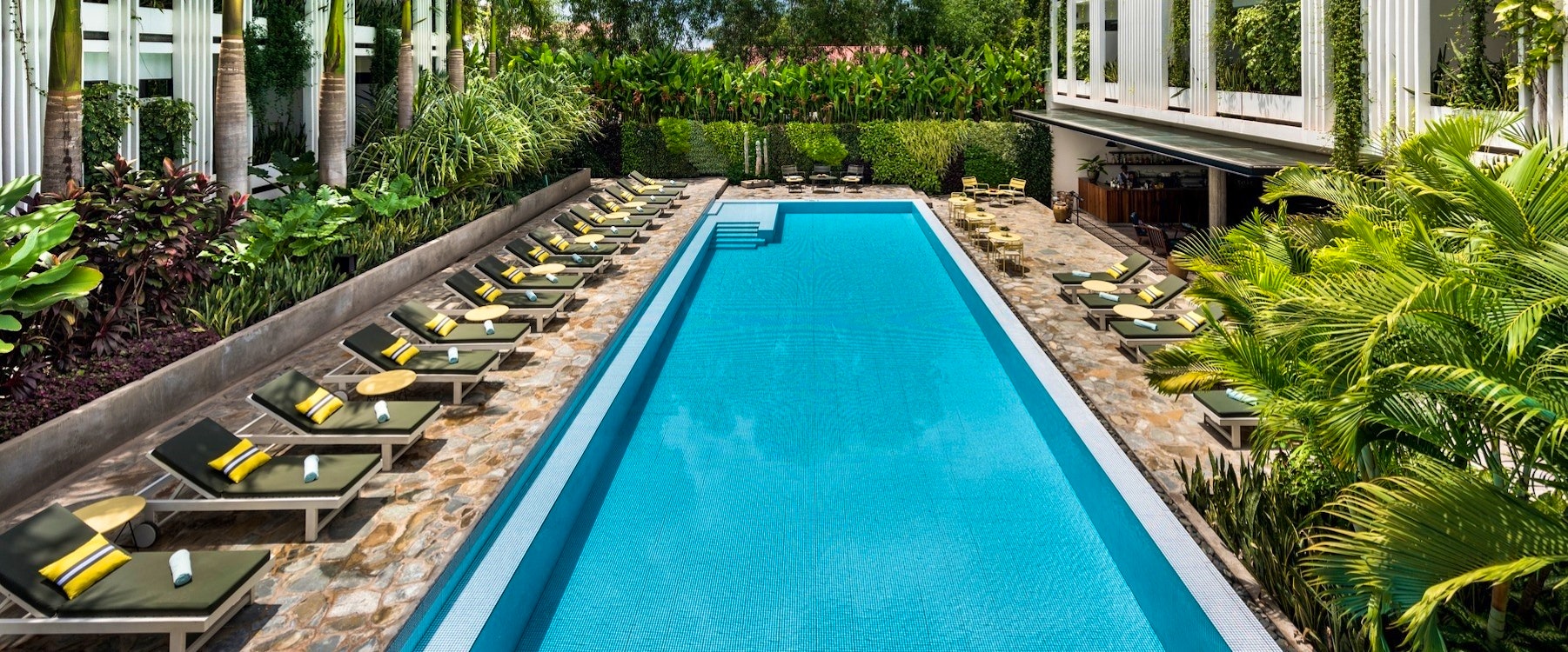 Swimming Pool at Viroth’s Hotel, Siem Reap