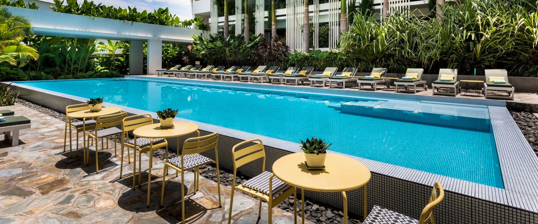 Pool at Viroth’s Hotel, Siem Reap