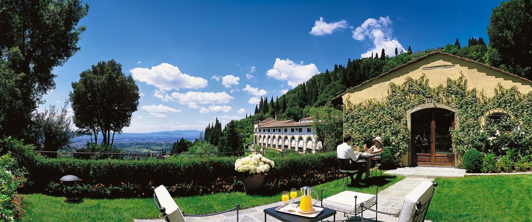 Terrace at Villa San Michele, A Belmond Hotel, Florence, Italy