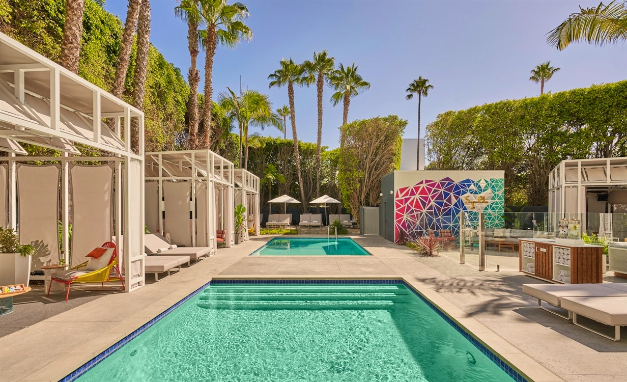 Pool Deck, Viceroy Santa Monica, California, USA