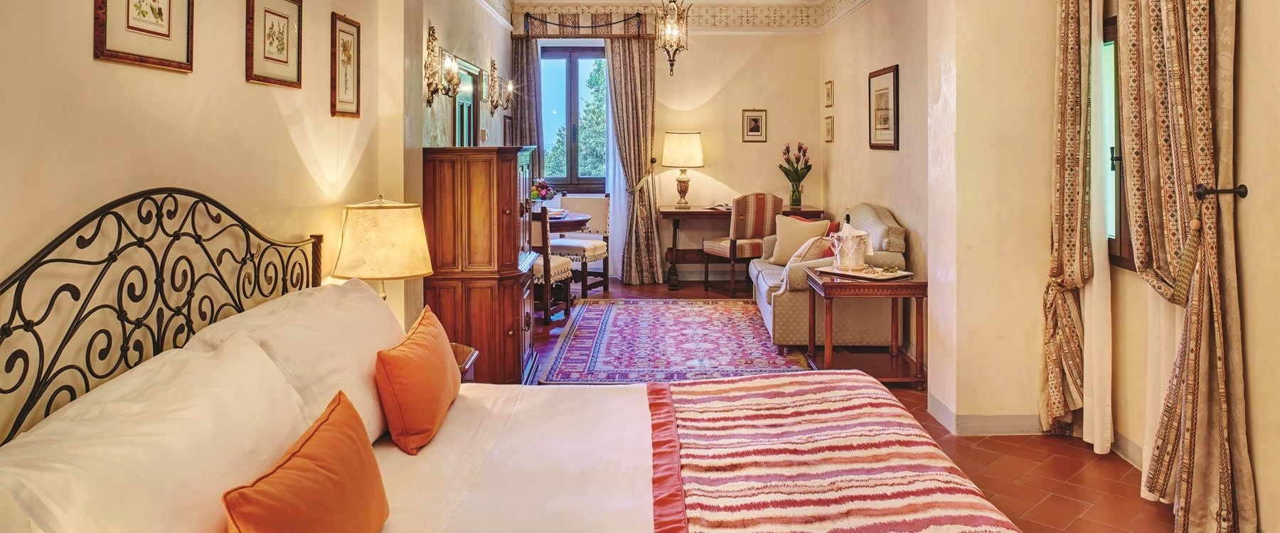 Guest Bedroom at Villa San Michele, A Belmond Hotel, Florence, Italy