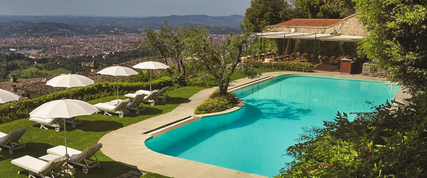 Swimming Pool at Villa San Michele, A Belmond Hotel, Florence, Italy