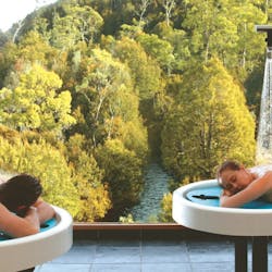 Spa plunge pool, Peppers Cradle Mountain Lodge