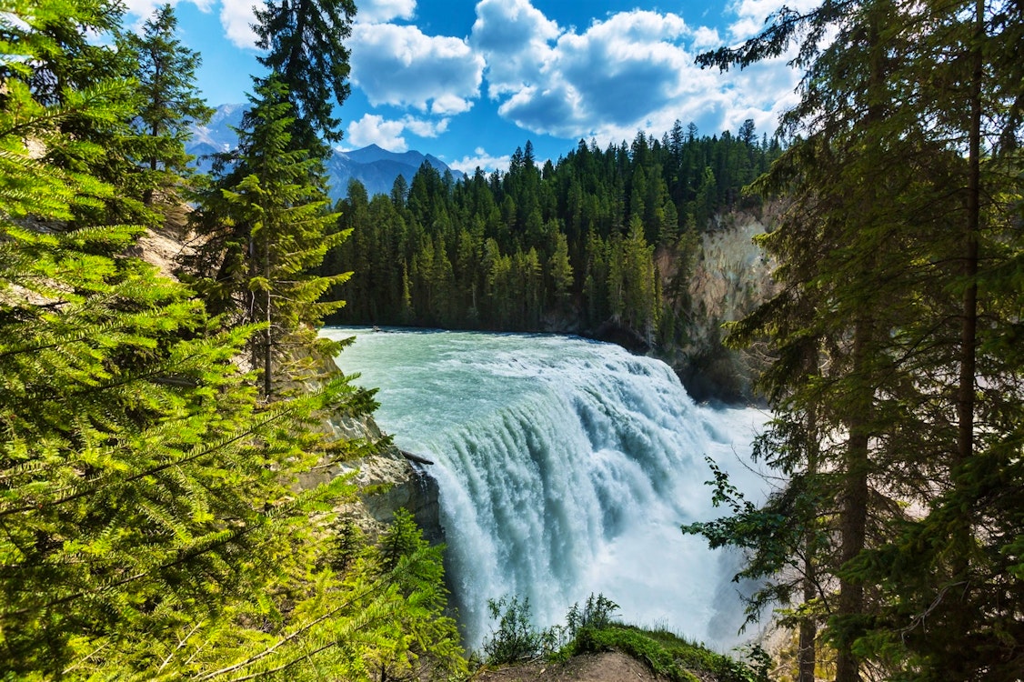 wapta falls yoho national park british columbia