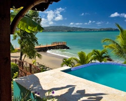 Waters Edge Cottage with Swim Up Pool at Calabash Cove, St Lucia