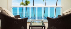 Oceanfron Balncony at Waves Hotel and Spa by Elegant Hotels, Barbados