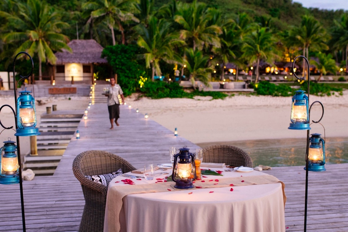 Private Dining at Tokoriki Island Resort, Fiji