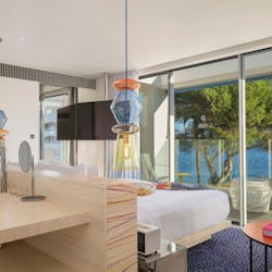 Accommodation at Hotel W Ibiza, Spain