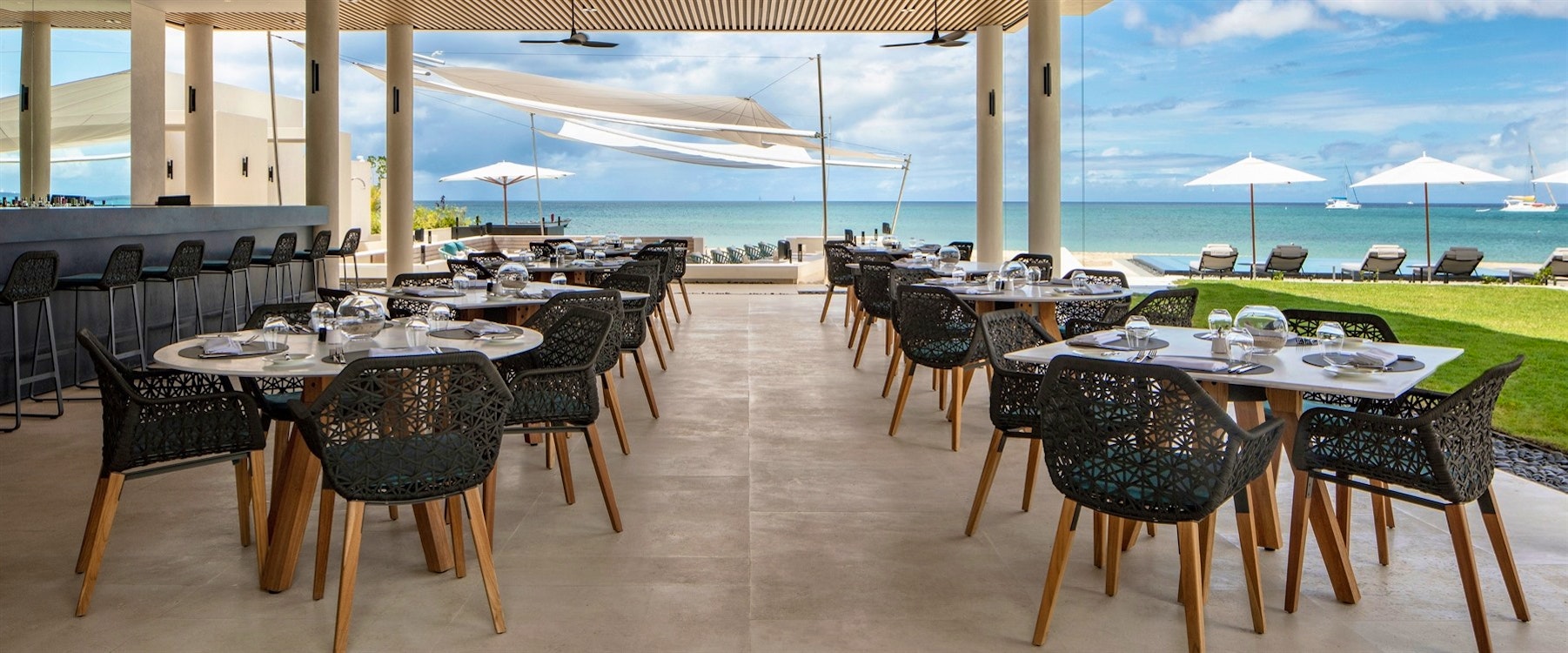 Grenadian Grill at Silversands, Grenada, Caribbean 