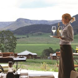 Dining area at Emirates One&Only Wolgan Valley