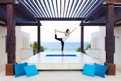 yoga deck at nevaeh villa anguilla